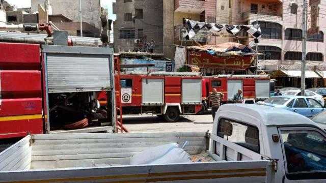السيطرة على حريق اندلع في شقة بالهرم