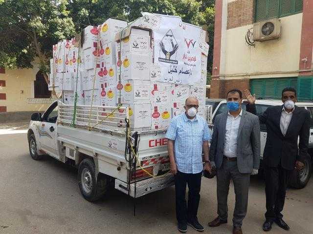 ”المصريين الأحرار” يدعم صحة أسيوط بمستلزمات طبية لمواجهة كورونا