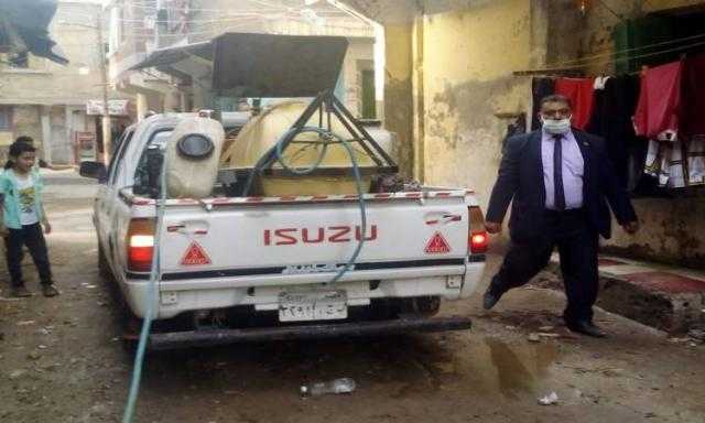 المصريين الأحرار يشن حملة لتطهير كفر الدوار من فيروس كورونا