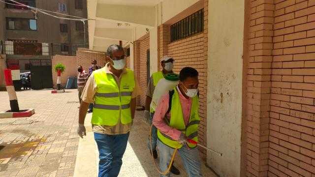 حملة النائب محمد أبو العينين تواصل تطهير مدارس وحارات بالجيزة.. فيديو