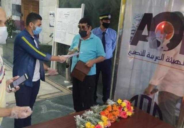 ‎نقابة الصحفيين تستقبل أعضاءها بالورود