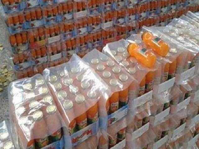 ضبط 800 عبوة كيك وعصائر منتهية الصلاحية بالغربية