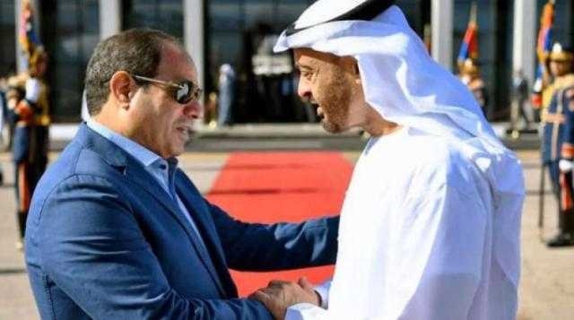 السيسي يُهنيء بن زايد على الخطوة التاريخية لدعم السلام