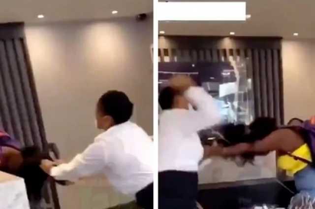 ضرب مبرح.. مشاجرة عنيفة بين موظفة استقبال ونزيلة في فندق شهير