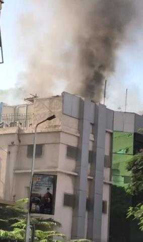 السيطرة على حريق بمركز القسطرة والقلب بالدقي بدون إصابات.. فيديو