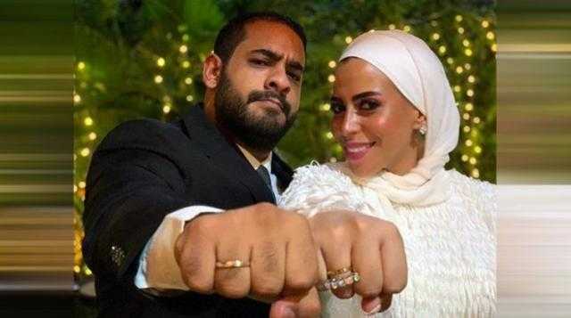 ابنة ماجد المصري تشعل حفل خطوبتها بفستان أبيض ملائكي
