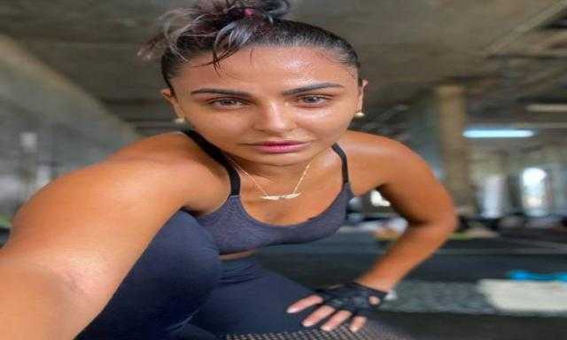 من الجيم.. ميس حمدان توجه رسالة لجمهورها
