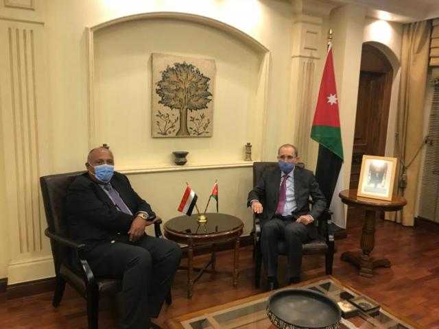 سامح شكري يجري جلسة مباحثات مع نظيره الأردني.. صور
