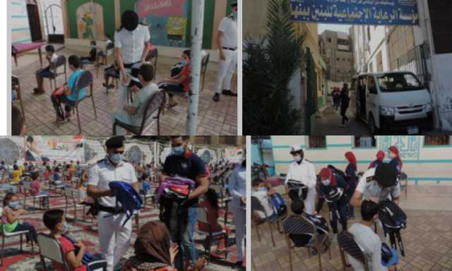 الداخلية تهدي الطلاب حقائب ومستلزمات مدرسية مجانا
