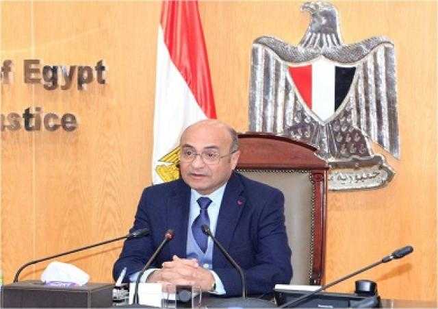 وزير العدل يتابع أعمال رفع كفاءة المحاكم
