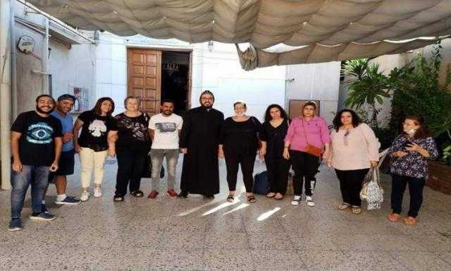 يوم ترفيهى للمسنين فى كنيسة السريان الأرثوذكس