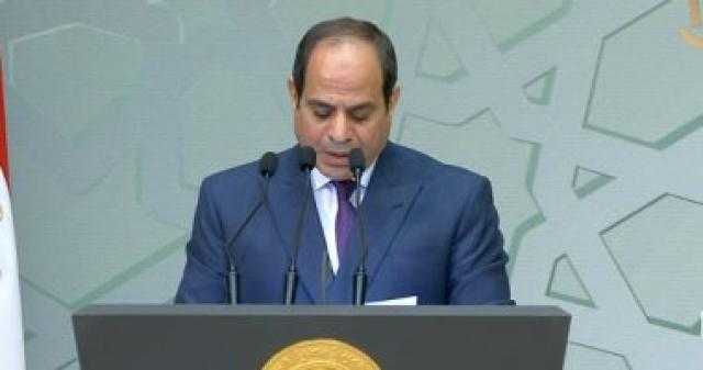السيسي: مكانة النبي محمد في قلوبنا ولا يمكن أن يمسها قول أو فعل