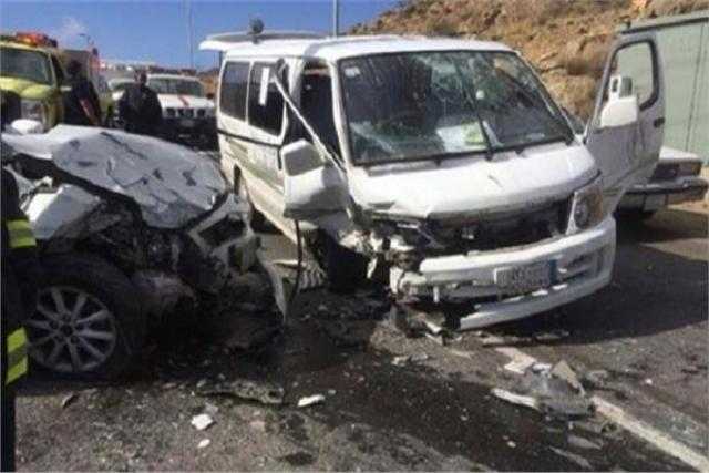 إصابة شخصين فى حادث تصادم بأسوان