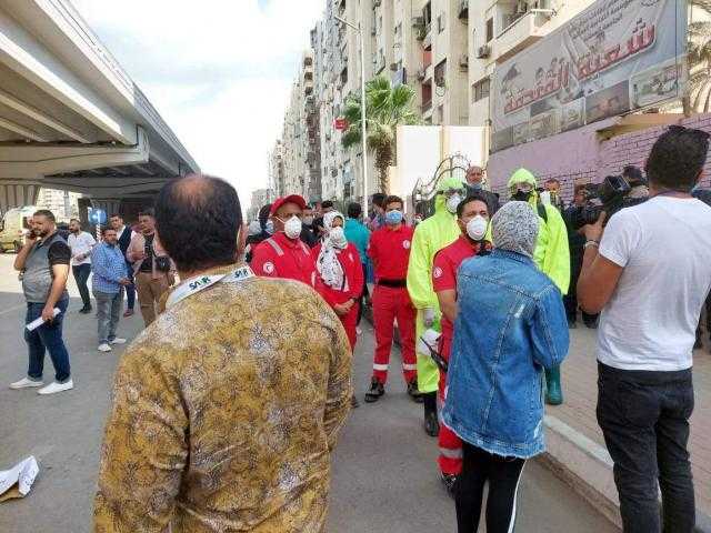 الهلال الأحمر يعقم مقرات اللجان الانتخابية