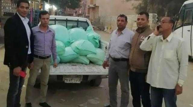 ضبط 750 كيلو دقيق قبل بيعه بالسوق السوداء بالفيوم