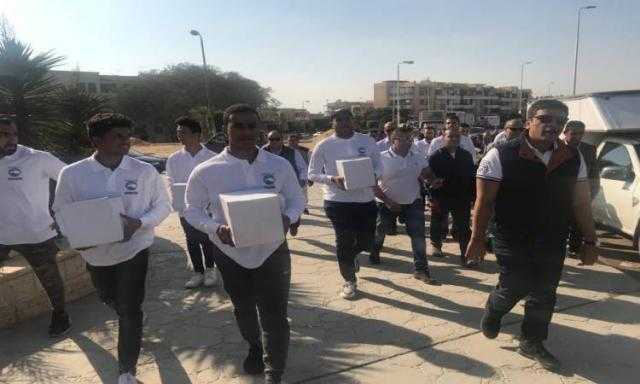 مستقبل وطن يوزع 20 طن لحوم و 100 ألف شنطة غدائية بالمحافظات