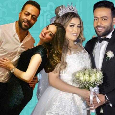 صدمة اجتماعية جديدة في الوسط الغنائى .. انفصال تامر عاشور عن زوجته سمر أبو شقة