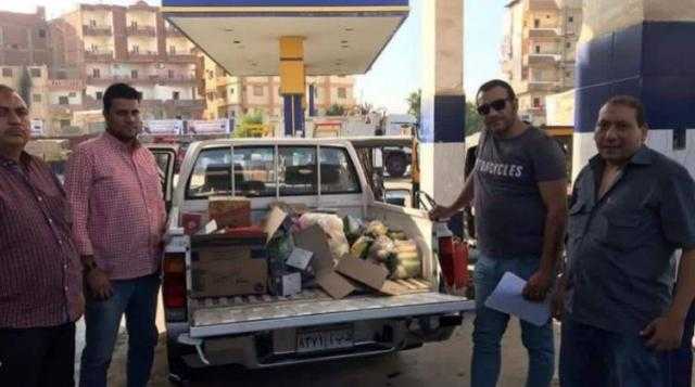 ضبط سلع غذائية منتهية الصلاحية بإطسا في بالفيوم