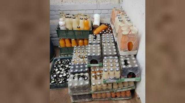 ضبط مصنع لتعبئة العصائر بدون ترخيص ببنى سويف