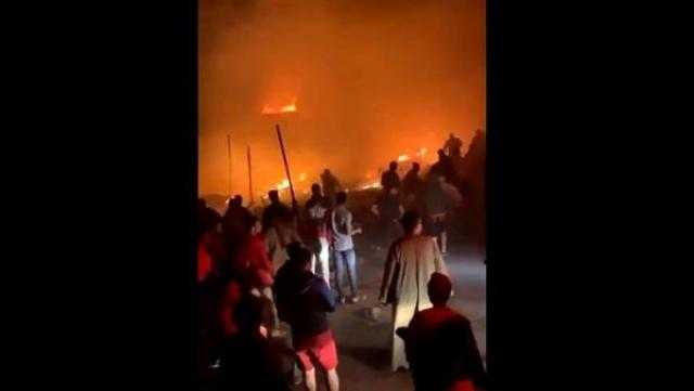استعجال التحريات في حريق سوق العاشر بمدينة نصر