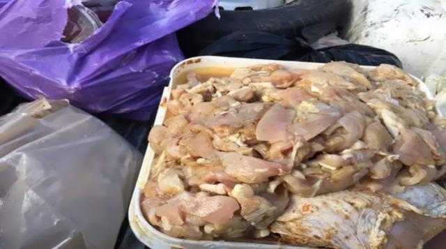 ضبط 78 كجم لحوم ودواجن متبلة غير صالحة للاستهلاك الآدمي بدمياط