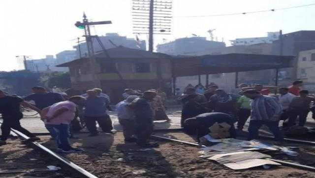 مصرع طالب صدمه قطار بالدقهلية