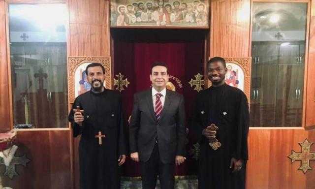 السفير المصرى بغانا ينقل تهنئة السيسى بعيد الميلاد إلى الجالية المسيحية