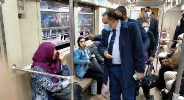 ضبط 3079 مخالفة داخل محطات مترو الأنفاق والسكك الحديدية