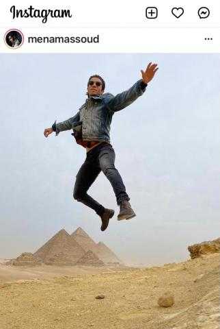 النجم العالمي مينا مسعود: فخور بأجدادي المصريين بناة الأهرامات