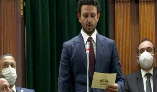 حسام غالي يتحدث عن تعافيه من كورونا في الجلسة العامة بالبرلمان