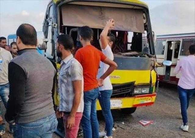 مصرع شخصين وإصابة 9 آخرين في حادث تصادم جنوب الأقصر