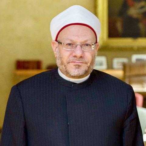 مفتي الجمهورية يهنئ الرئيس السيسي بنجاح جهود تعويم السفينة الجانحة بقناة السويس