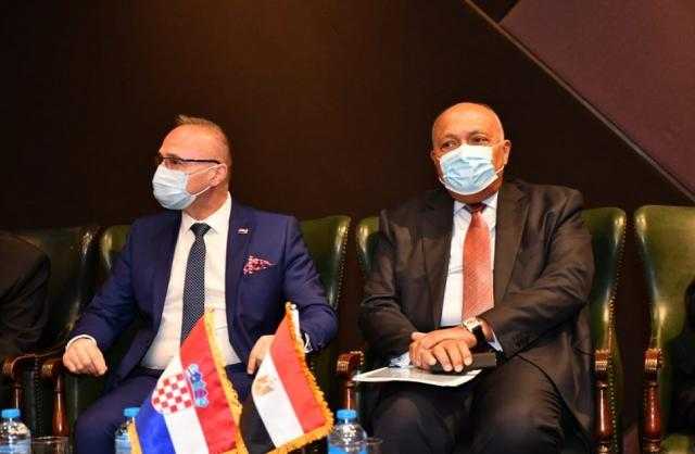 وزير الخارجية: لمست من نظيري الكرواتي تفهمه للتطبيق الشامل لحقوق الإنسان في مصر