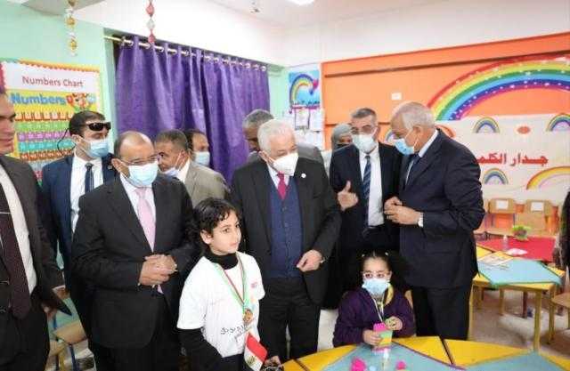برلماني يفتتح ٤ مدارس ببولاق الدكرور بحضور وزيرين ومحافظ الجيزة