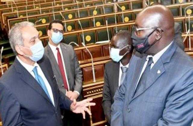 وفد قضائي من جنوب السودان يغادر بعد بحث التعاون والاستفادة من الخبرات المصرية