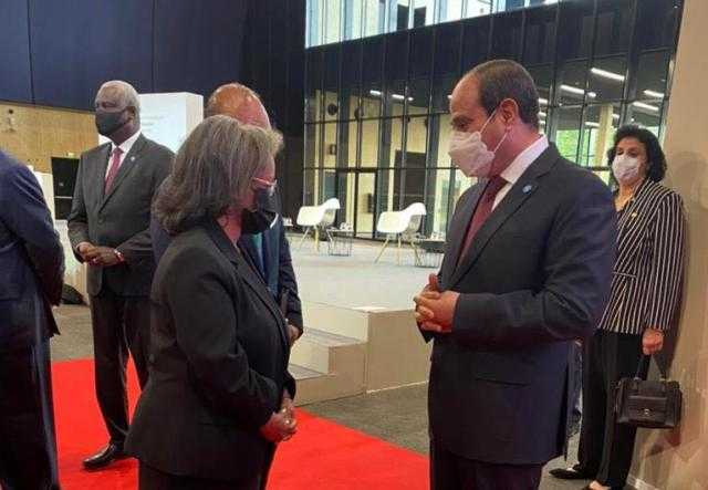 السيسي يلتقي رئيسة إثيوبيا وعدد من الزعماء الأفارقة في باريس