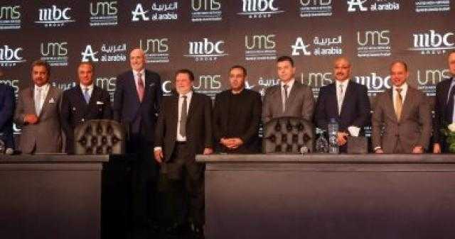 توقيع مذكرات تفاهم بين المتحدة للخدمات الإعلامية والعربية للإعلانات الخارجية و إم بي سي