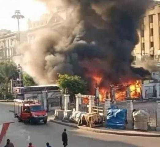 السيطرة على حريق أسفل عقار بمصر الجديدة