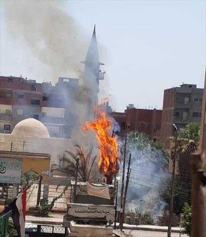 السيطرة على حريق بمحيط متحف أحمد عرابي بالزقازيق في الشرقية