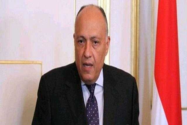 شكري يشدد على ضرورة إحياء المسار التفاوضي بشكل عاجل لإقامة الدولة الفلسطينية