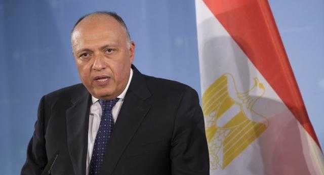 شكري: نتطلع للتواصل مع الحكومة الإسرائيلية الجديدة