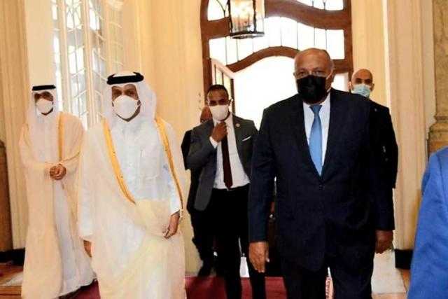 وزير الخارجية: مصر وقطر حريصتان على استئناف علاقات الأخوة والتضامن
