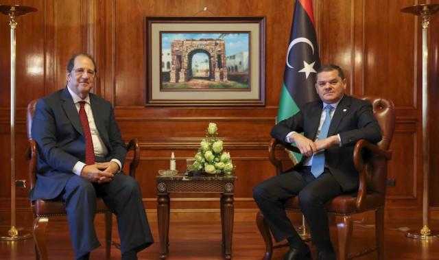 رئيس المخابرات المصرية يبحث مع الدبيبة سبل تعزيز العلاقات المشتركة