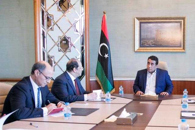 خلال لقائه مع رئيس المخابرات العامة.. المنفي يوجه دعوة إلى السيسي لزيارة ليبيا