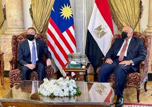 شكري: أعبر عن مدى تقدير لما حققته ماليزيا من تقدم اقتصادي خلال السنوات الماضية