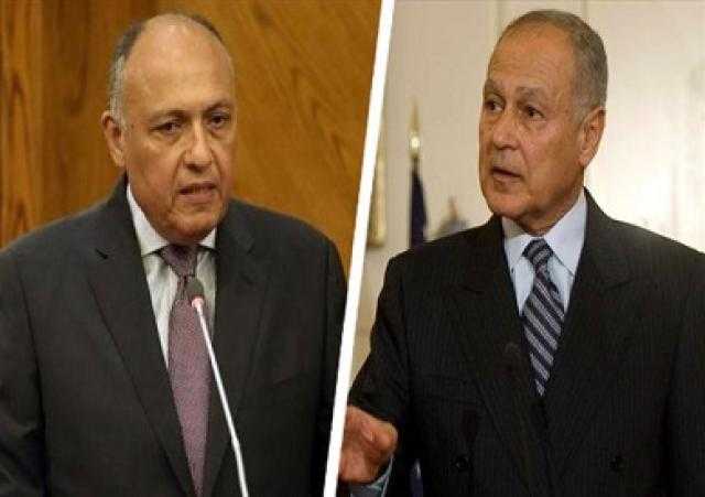شكري وأبو الغيط يتوجهان إلى ألمانيا لحضور مؤتمر «برلين 2» حول ليبيا