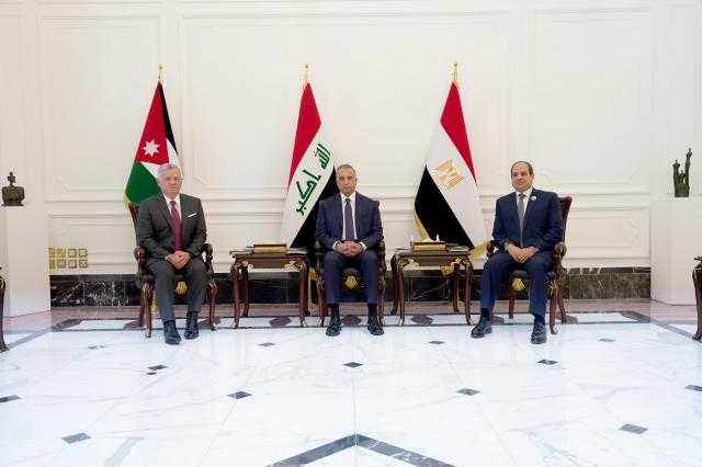 وزير الخارجية العراقي: القمة الثلاثية بين مصر والأردن والعراق ناقشت مختلف المشروعات المشتركة