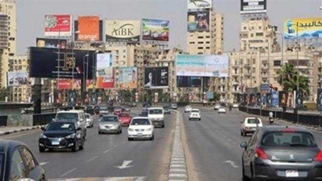 معدلات سير تصل لـ40%.. الخريطة المرورية بشوارع القاهرة والجيزة