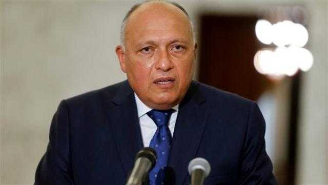 وزير الخارجية يتوجه إلى بلجيكا حاملا رسالة من الرئيس السيسي