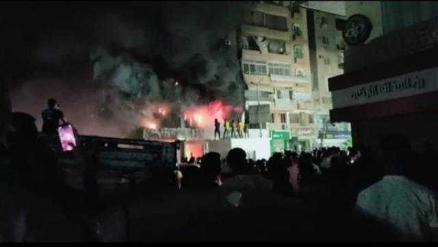 السيطرة على حريق هائل اندلع في عقار سكني بالطالبية